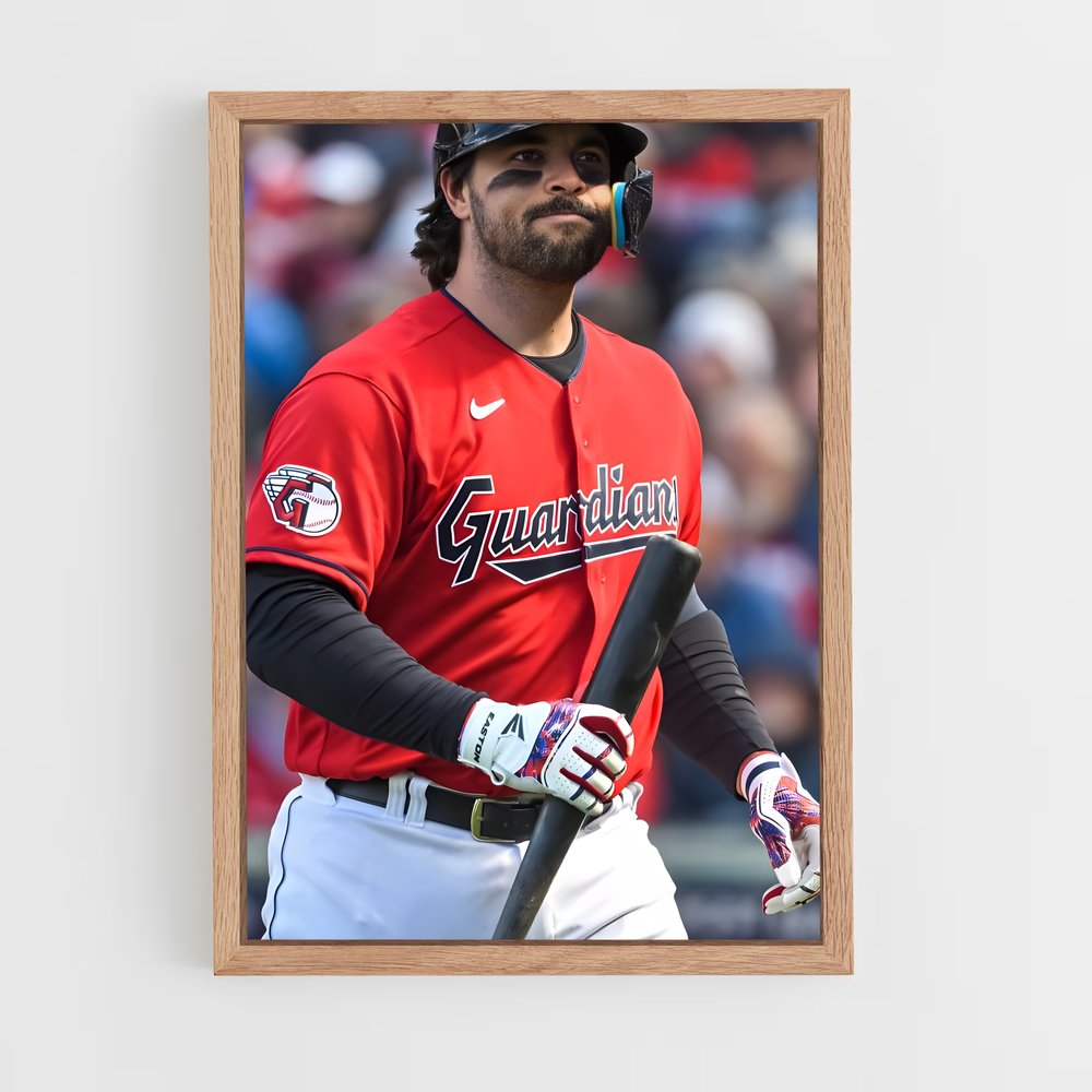 Poster Le Barbu des Guardians – affiche Baseball (vue 4)
